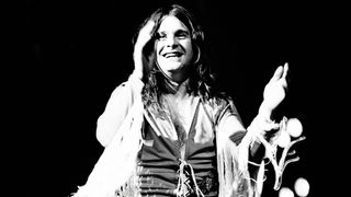 Ozzy Osbourne of Black Sabbath performs on stage during the 'Never Say Die!' Tour at Lewisham Odeon, London on May 27, 1978