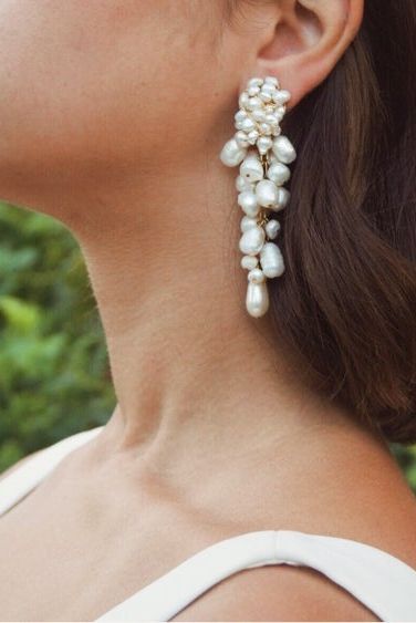 Anita Berisha Pearl Clip-on Earrings