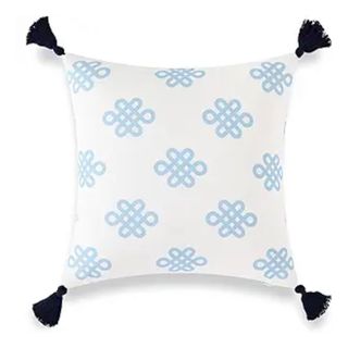 Coastal Patio Indoor Outdoor Lumbar Pillow Cover