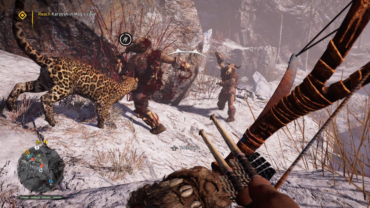 Why perform your own stealth kill in Far Cry Primal when an animal can do it for you?