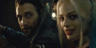 Jai Courtney and Margot Robbie in Suicide Squad