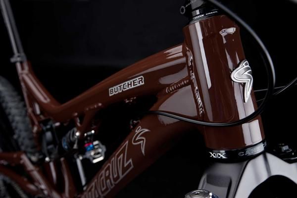 The Santa Cruz Butcher with tapered head tube.