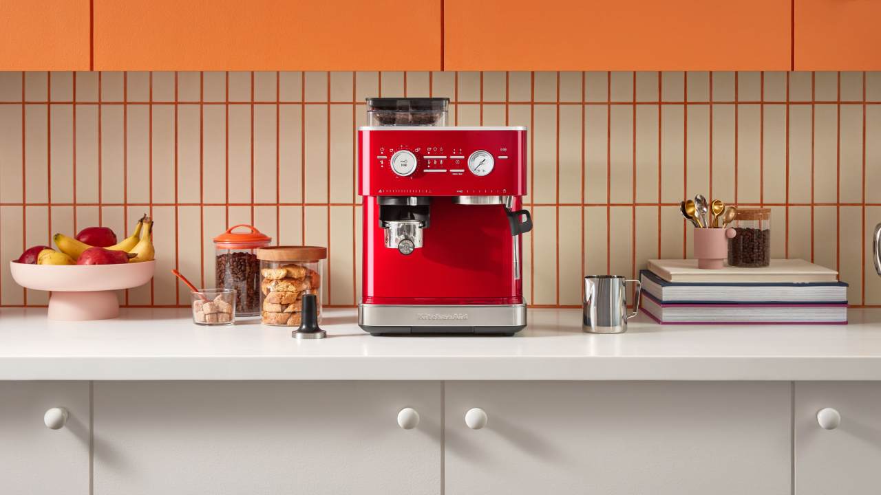 KitchenAid Semi-Automatic Espresso Machine with Burr Grinder