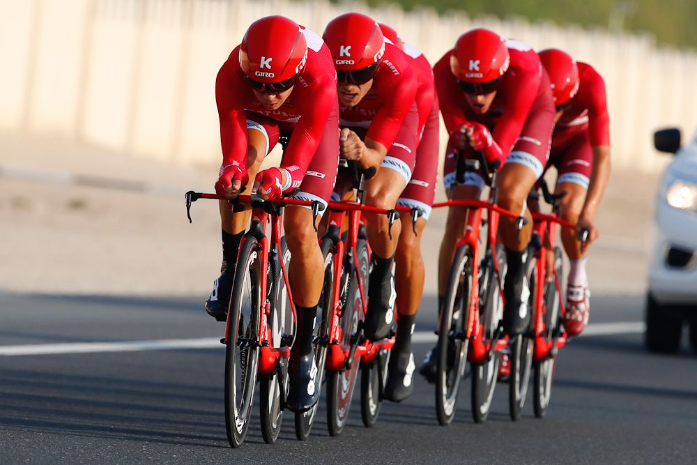 Katusha finished 8th in the Worlds TTT