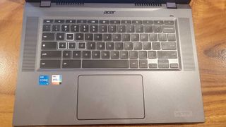 A Chromebook keyboard