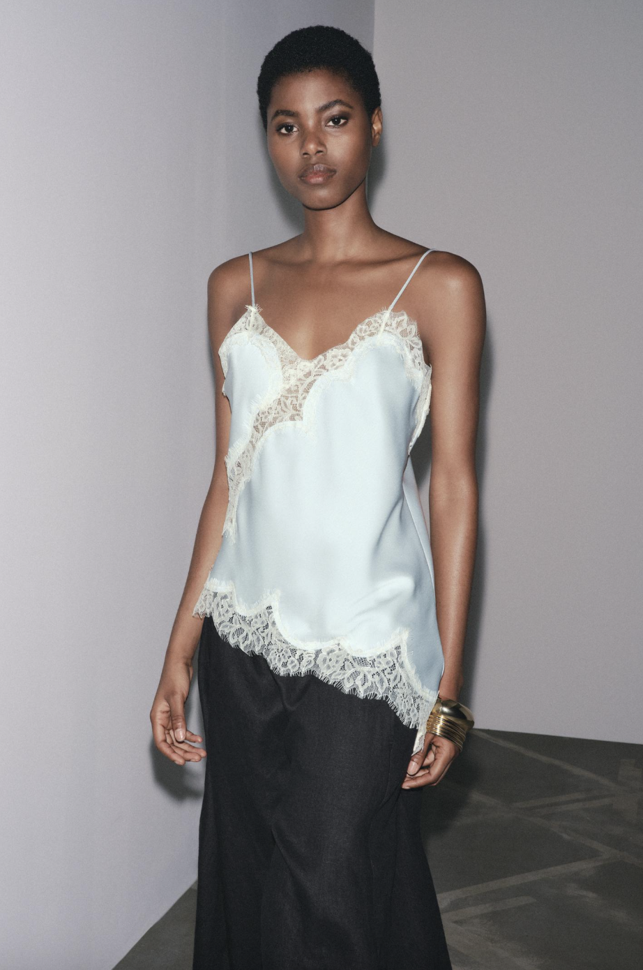 Zw Collection Lace Camisole Top