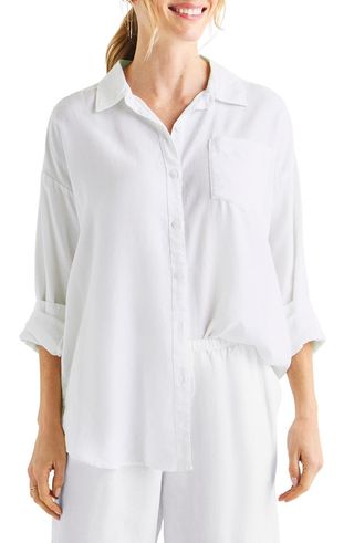 Dawson Long Sleeve Linen Blend Button-Up Shirt