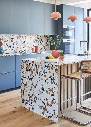 Terrazzo kitchen by And Then They Went Wild