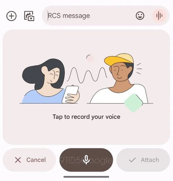 An APK deep dive unearths Google Messages' new voice recorder UI panel and illustration.