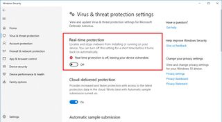 Disable Microsoft Defender Antivirus