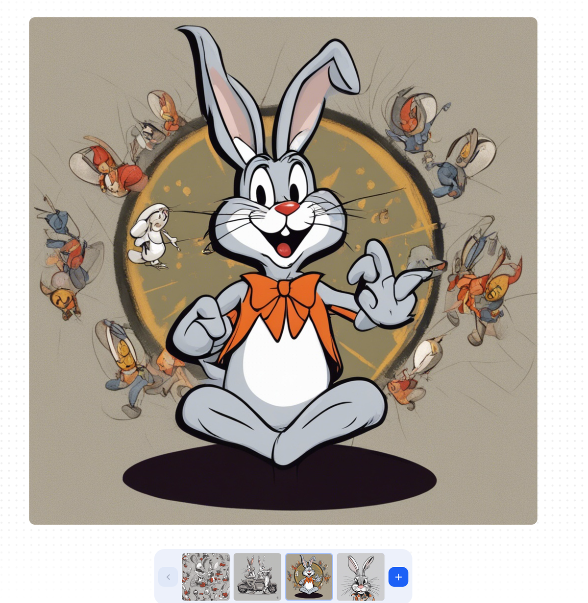 Bugs Bunny Generated by Stable Diffusion XL