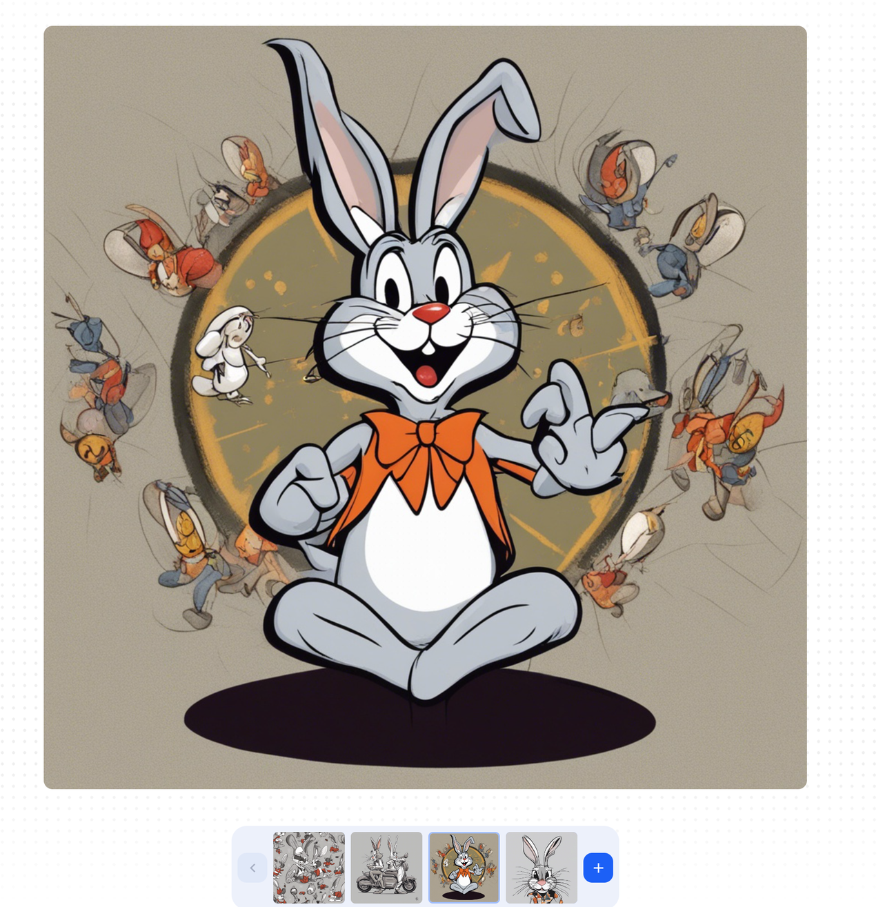 Bugs Bunny Generated by Stable Diffusion XL