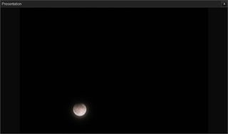 Partial Lunar Eclipse Wider View