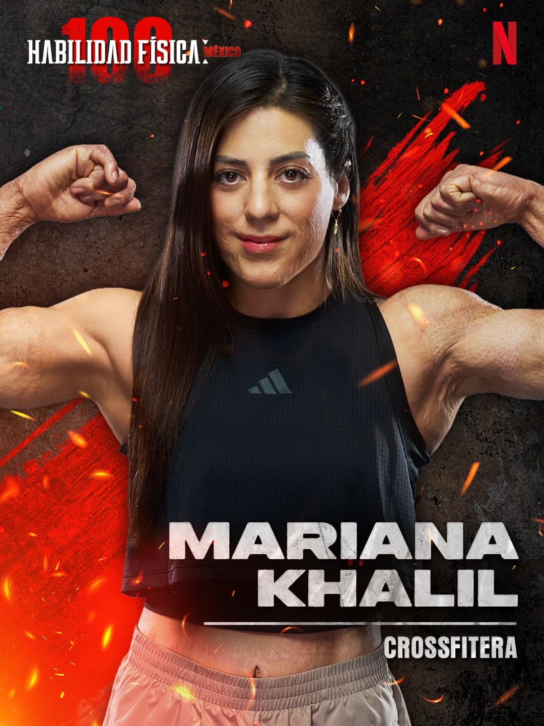 Contestant Mariana Khalil on Netflix's 'Physical 100: Mexico'