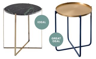 ideal v great deal vintage glamour table