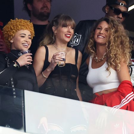 Taylor Swift, Blake Lively, and Ice Spice at the Super Bowl