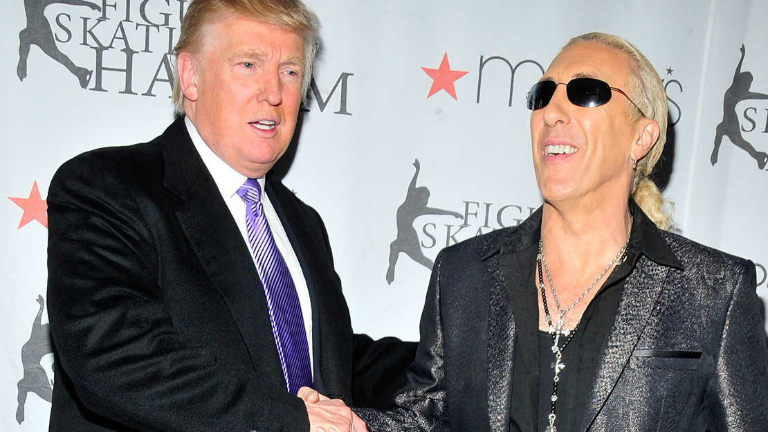 Donald Trump and Dee Snider in 2012