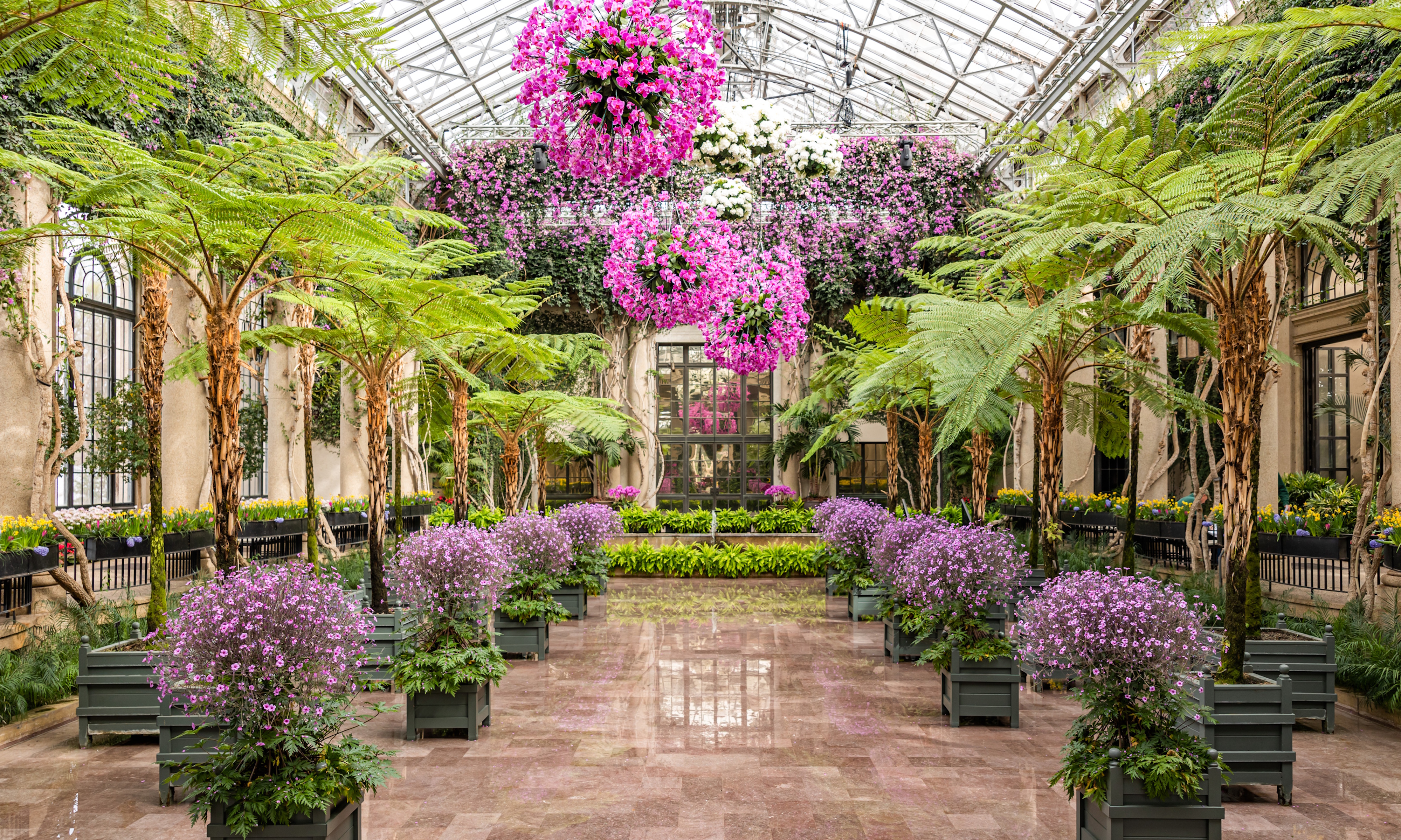 Longwood Gardens in spring
