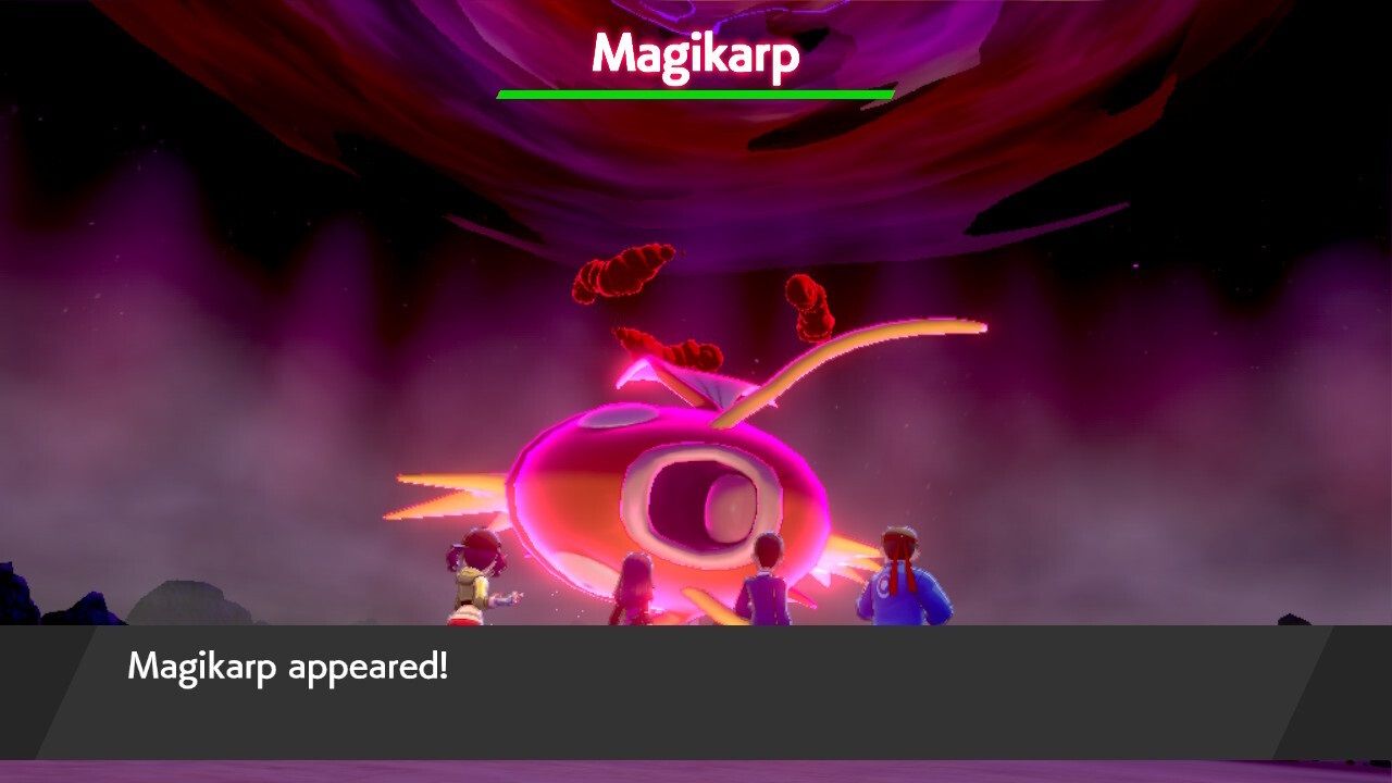 Pokemon: Sword and Shield adds uncatchable Magikarp raids for April ...