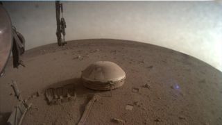 This might be the last image ever NASA's InSight Mars lander has sent from the red planet.