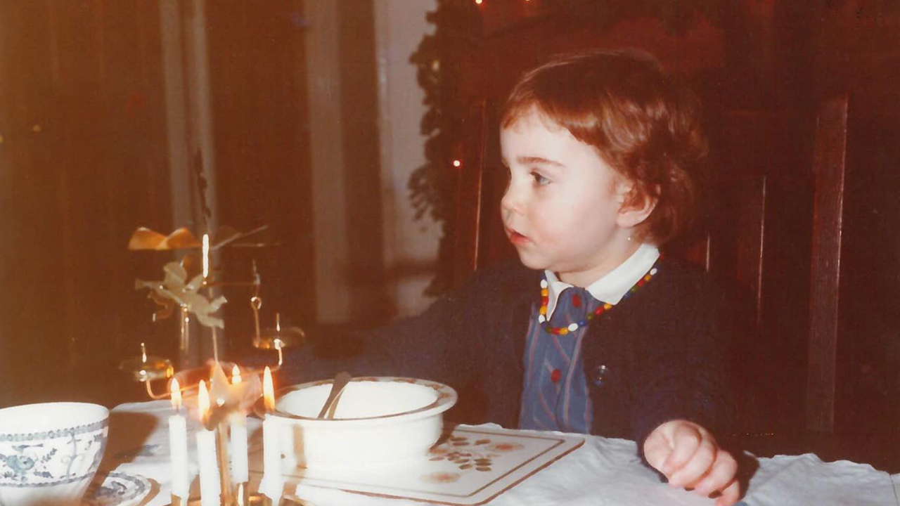 Princess Kate as a child