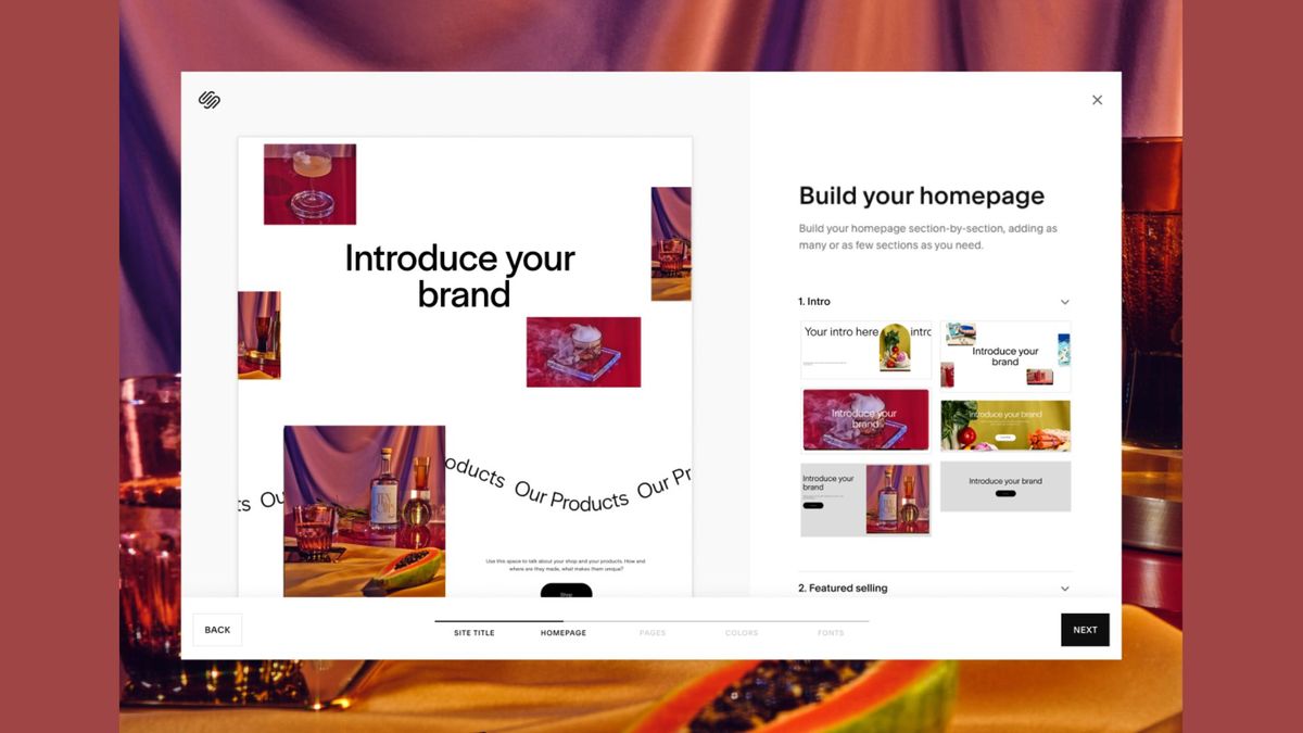 Squarespace wants to help you build a website much quicker than before