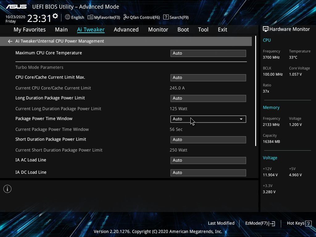 Asus Prime Z490M-Plus BIOS