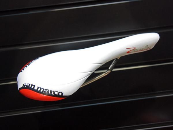 Expect to see lots of red detailing from Selle San Marco for 2011.