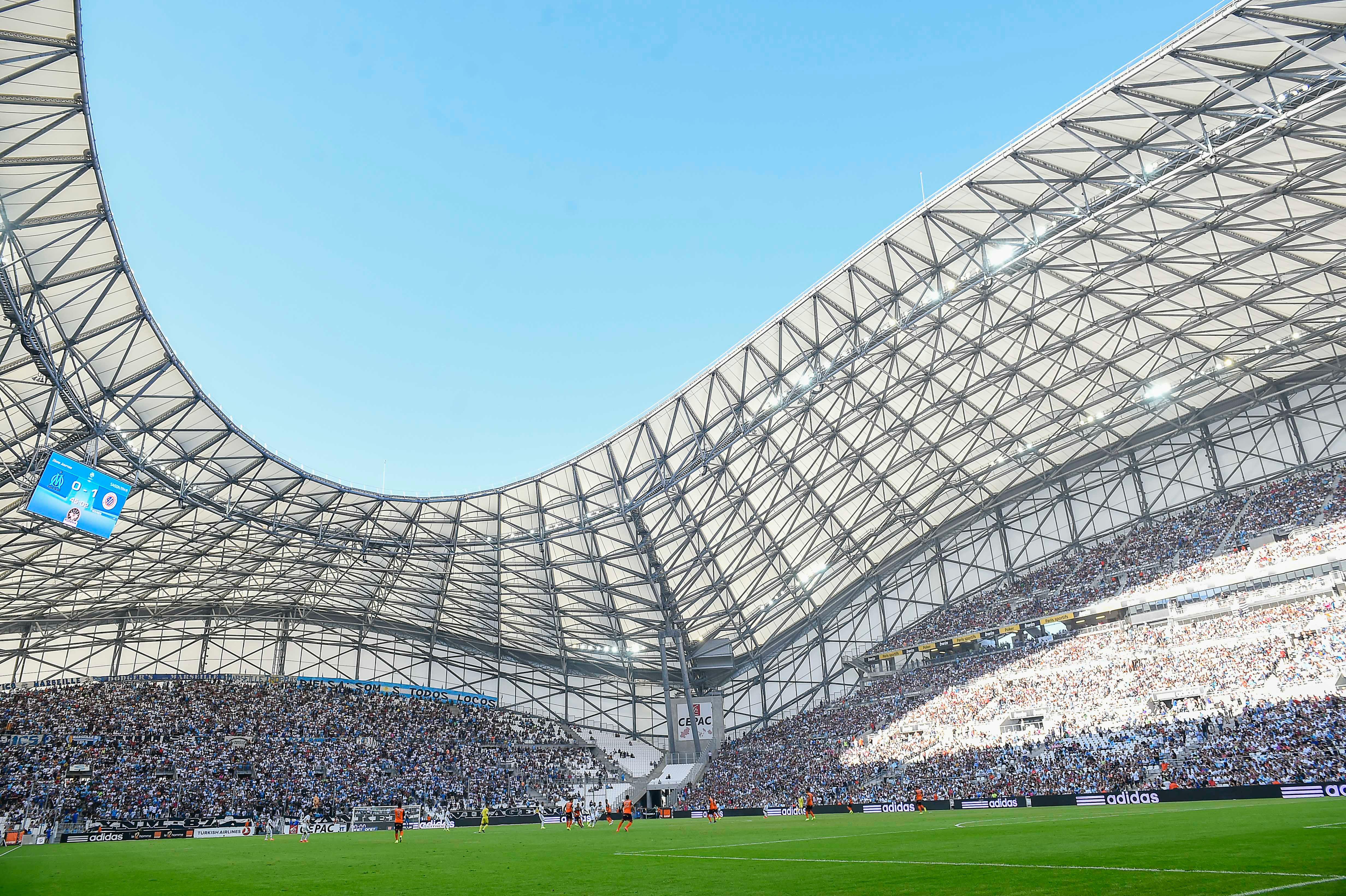 A view of Marseille's Stade Velodrome