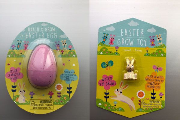 Half a Million Easter Toys Recalled for Risk to Kids