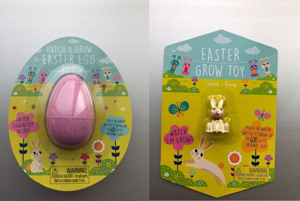 Image of Easter egg toys involved in Target&#039;s recall.