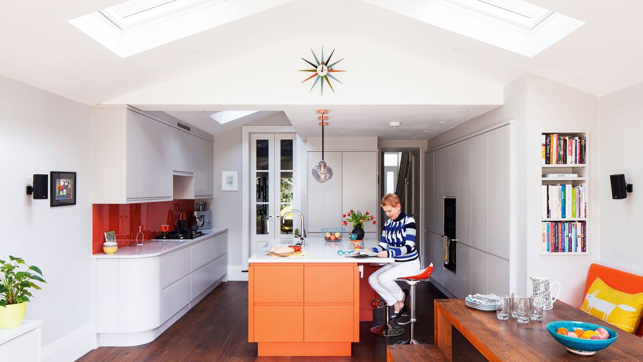 January 2020: Gillian Licari and John Denby doubled their kitchen space to create storage and a new place to relax