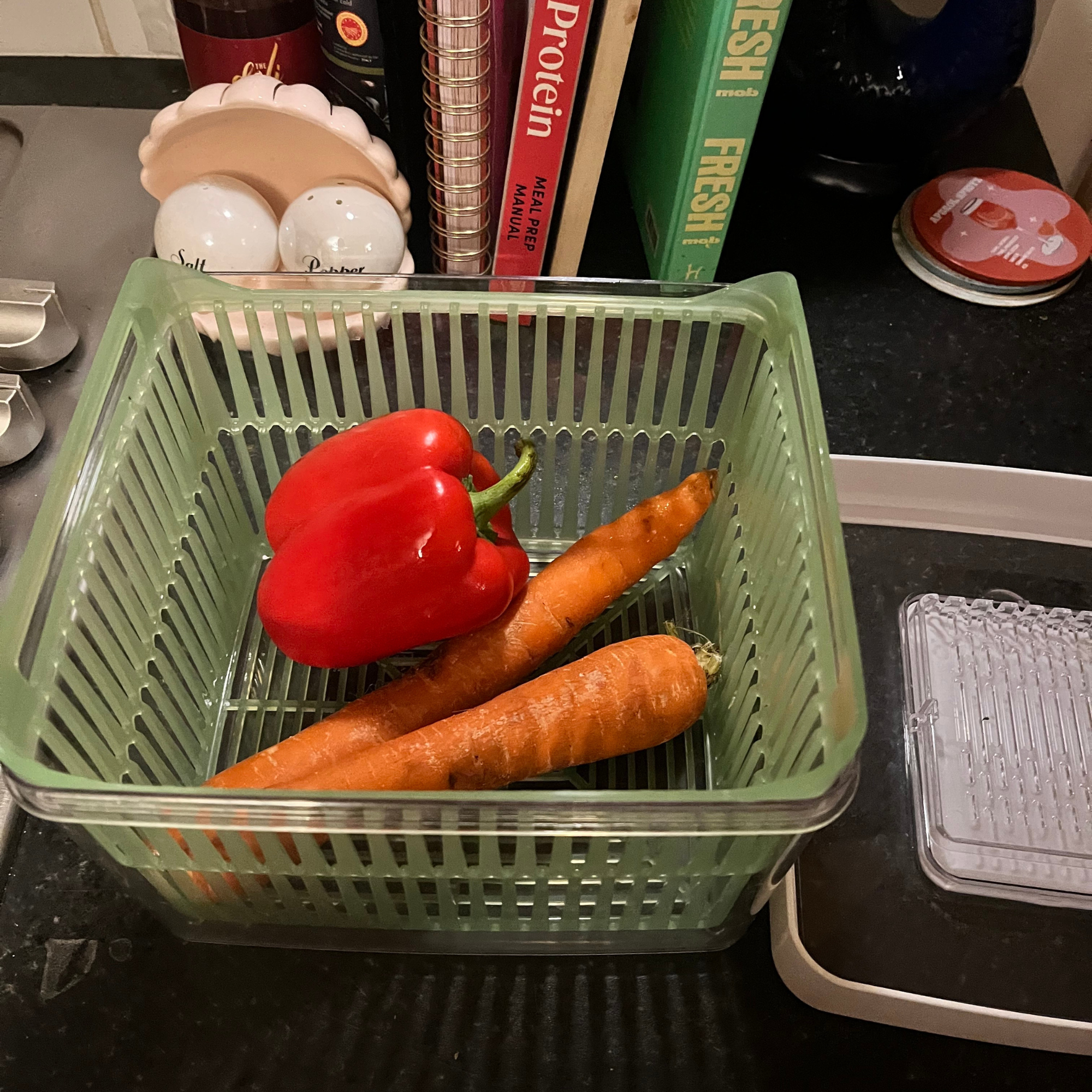 Lakeland produce keepers on kitchen side