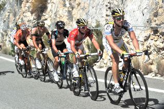 Bernhard Eisel and Mark Cavendish, Vuelta a Espana 2010, stage three