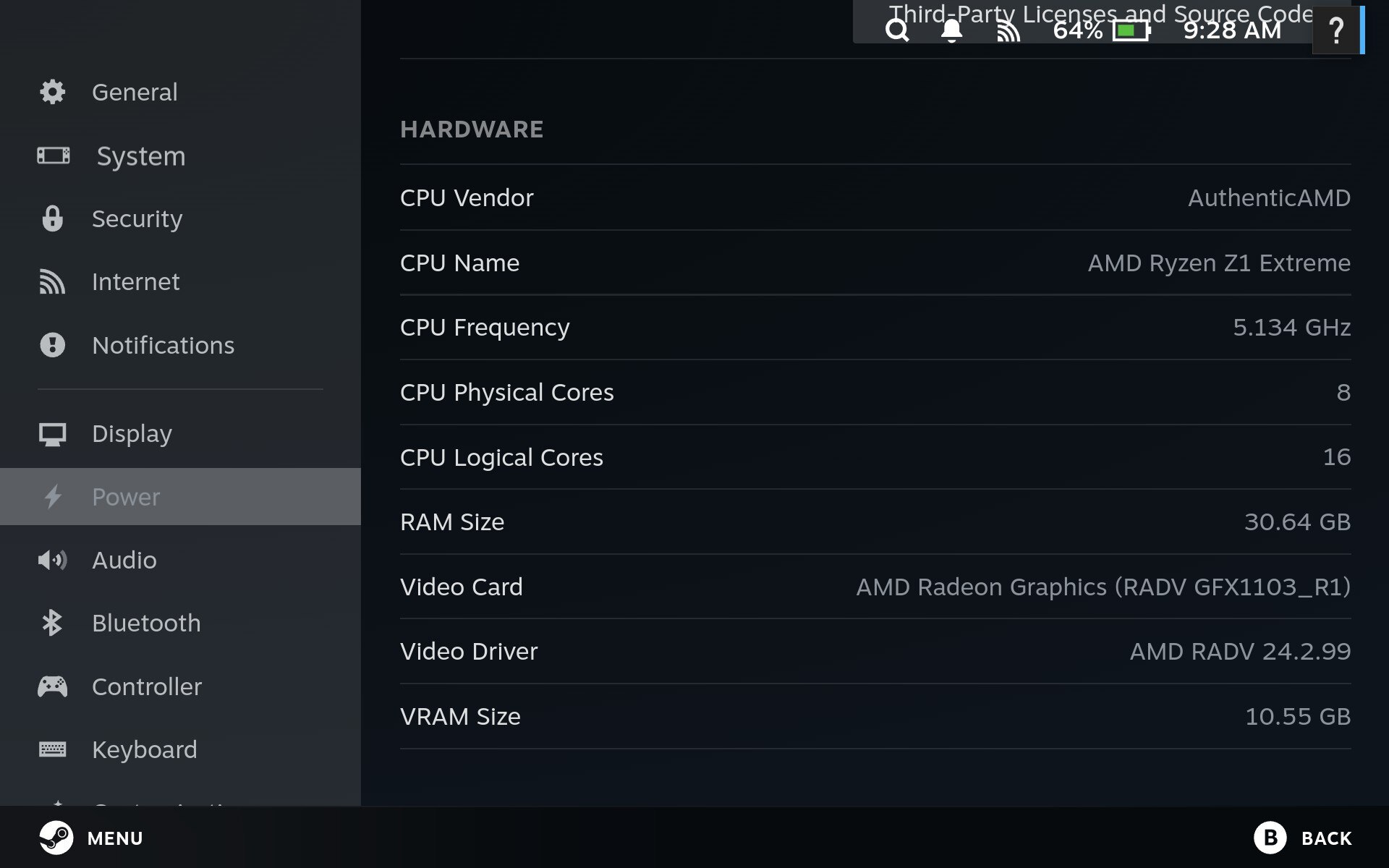 Lenovo Legion Go S (SteamOS)