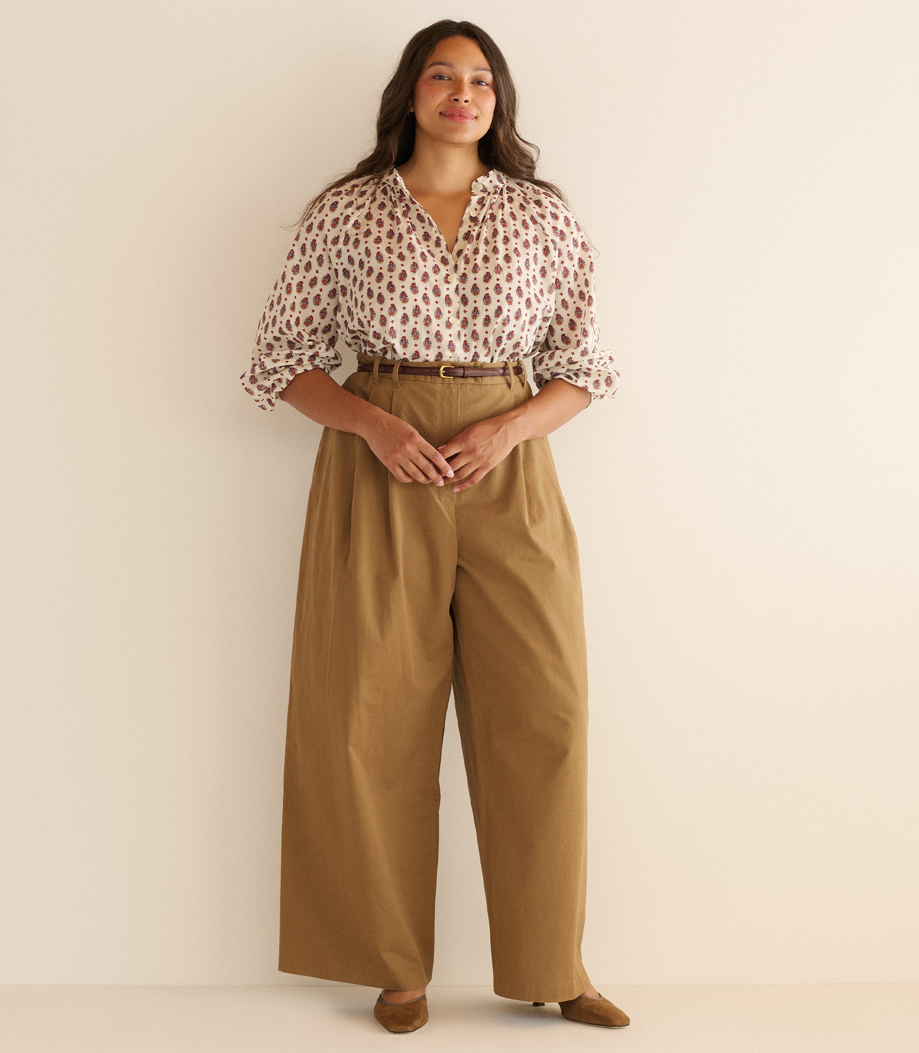Julienne Top -- Provencal Paisley