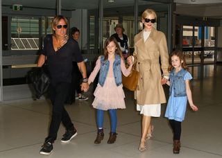 Nicole Kidman, Keith Urban and their daughters, Faith and Sunday