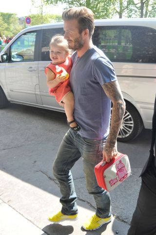 David Beckham & Harper Beckham