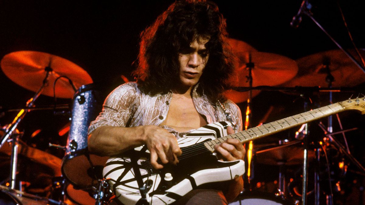 Eddie Van Halen performing in 1978