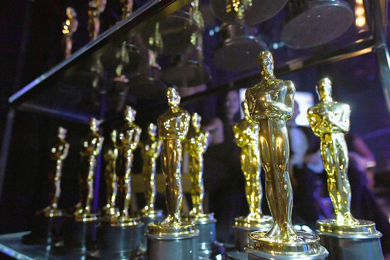 Oscars trophies.