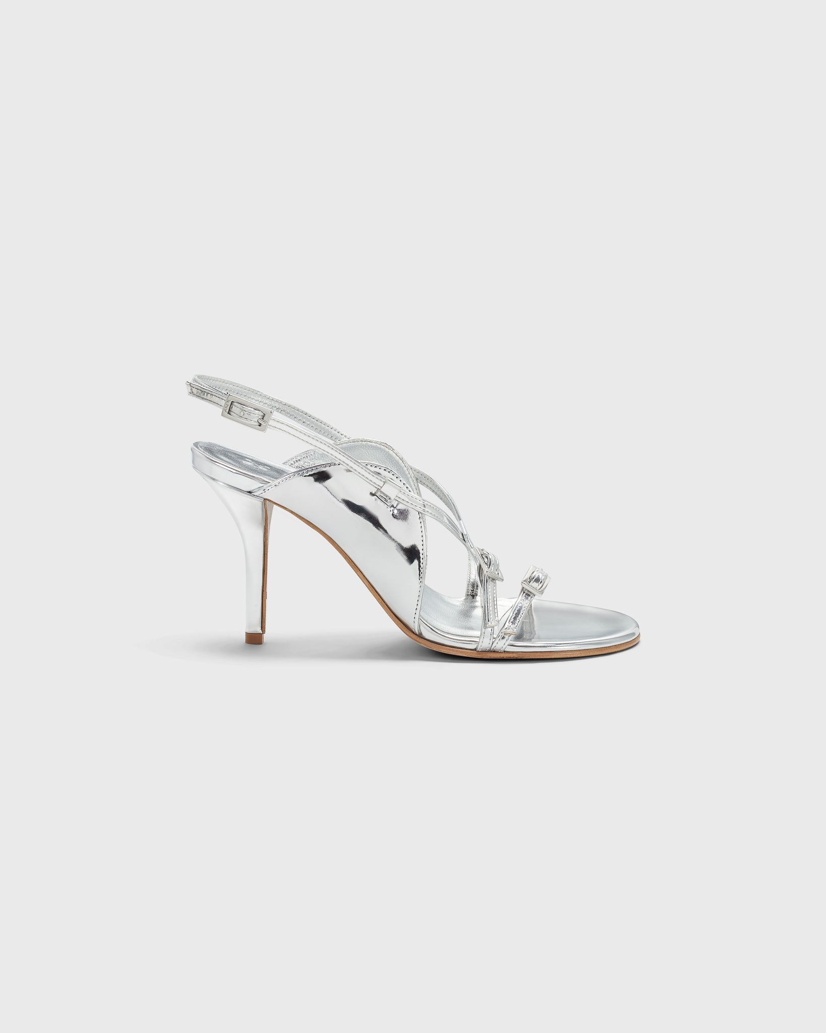 Icon Sandal | Metallic Chrome - 36