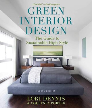 green interior design book cover
