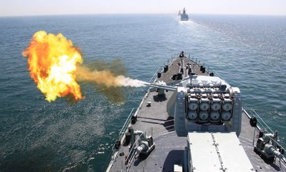Chinese navy's missile destroyer