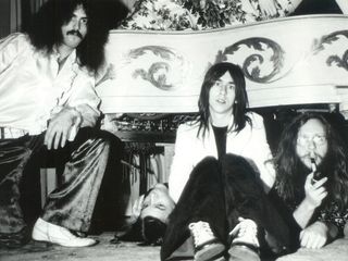 Pavlov’s Dog, from left: Mike Safron, Rick Stockton, David Surkamp, Sigfried Carver, 1974.