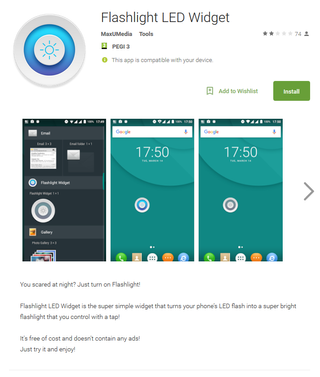 Image of app appearing on Google Play, courtesy of Lukas Stefanko