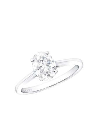 Db Classic Oval-Shaped Diamond Ring