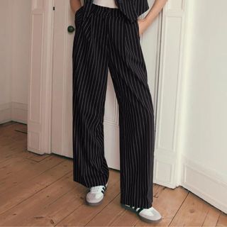 Ro&Zo Navy Pinstripe Trousers