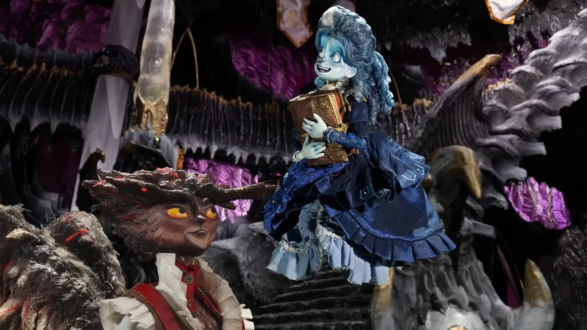 I Am Frankelda; scenes from an animated movie