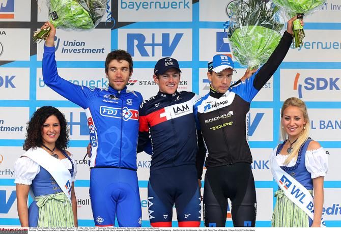 Thibaut Pinot (FDJ), Mathias Frank (IAM Cycling), Leopold Konig (Ag2r-La Mondiale)