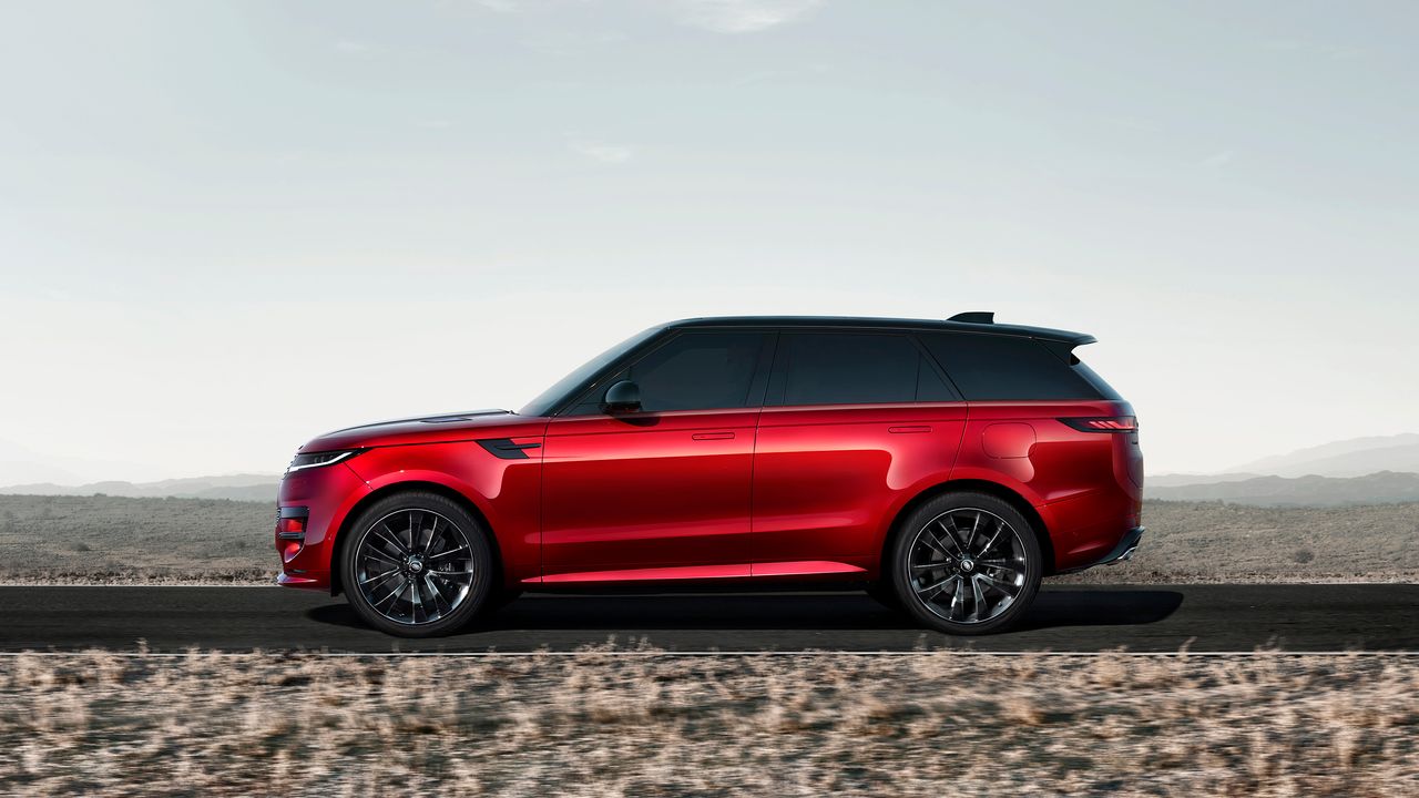 New Range Rover Sport in red
